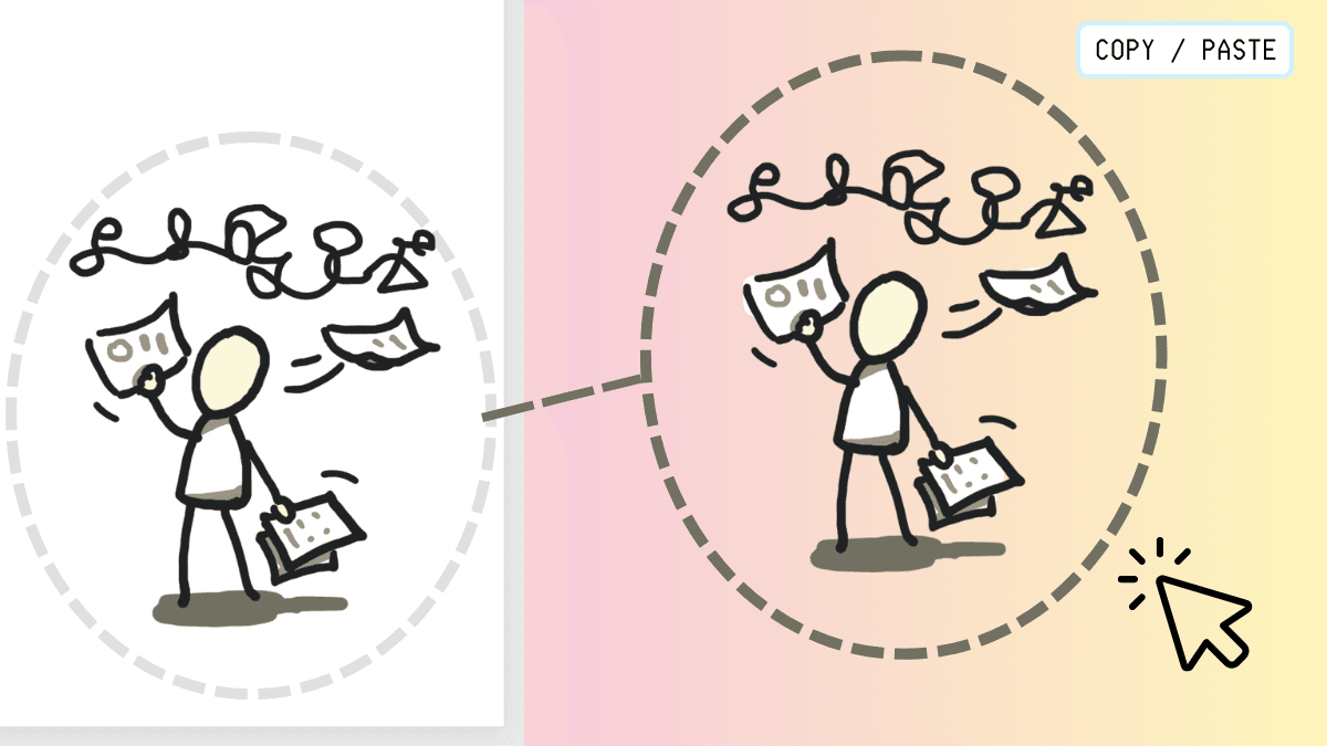 Copy/paste or drag into your work