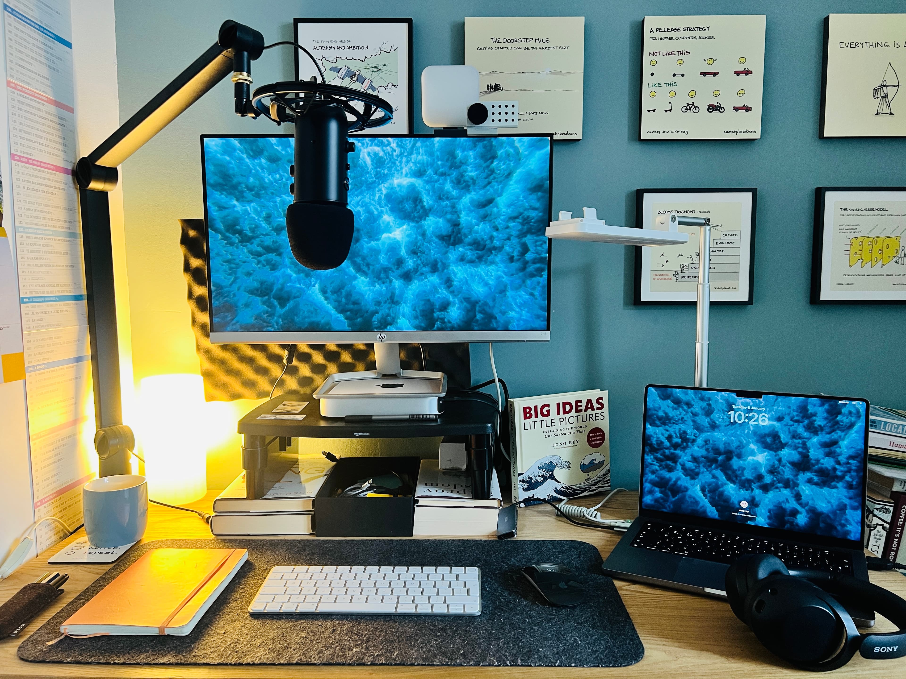 Sketchplanations studio setup